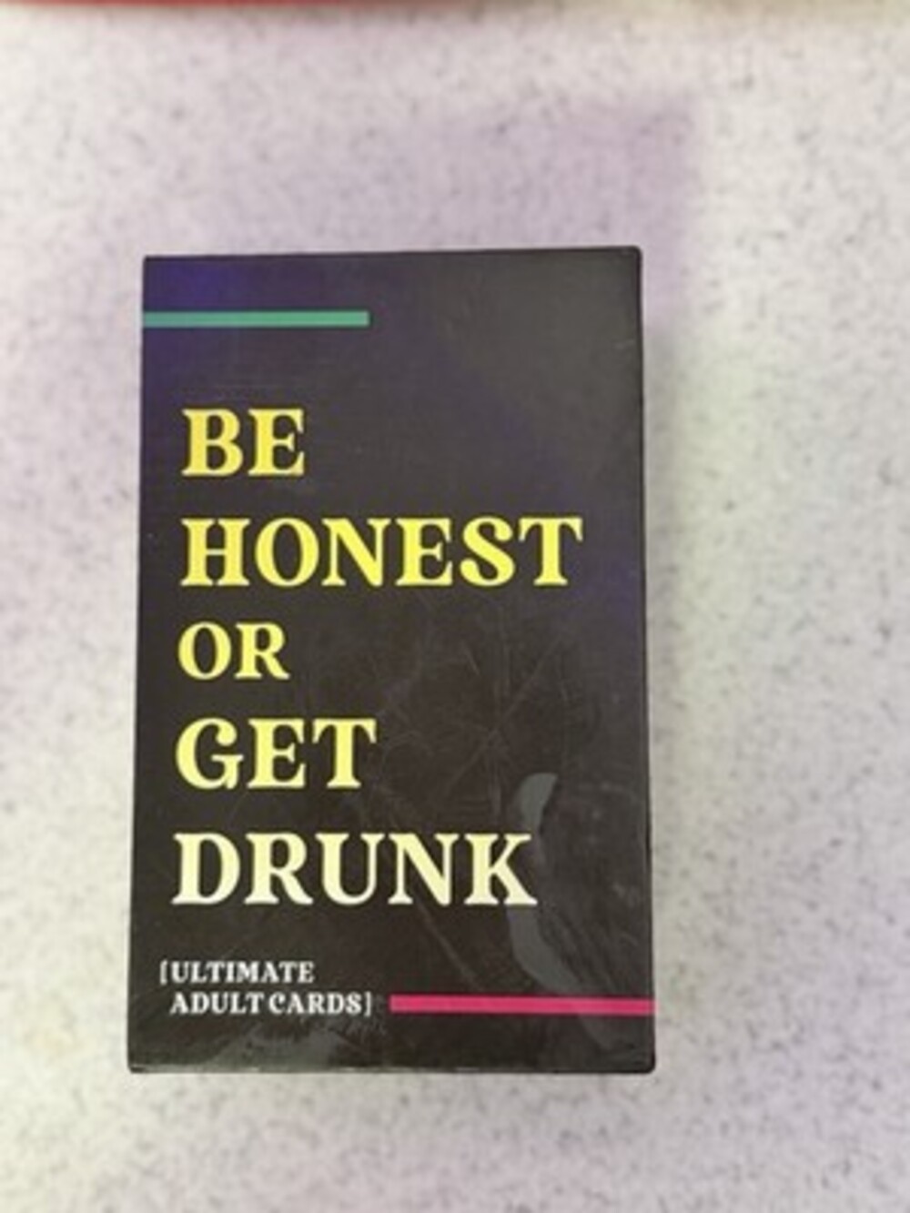 Be Honest or Get Drunk - Adult Party Card Game (Black)